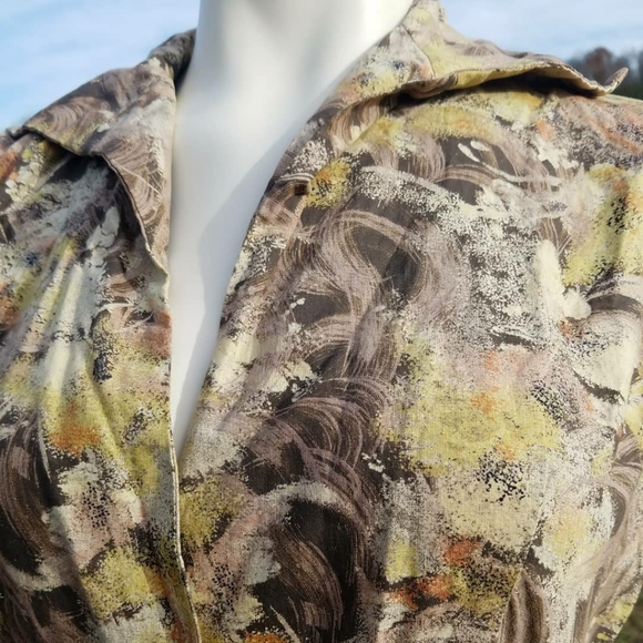 1930's-1940's Handmade Cotton Wrap Dress XS S - Picture 6 of 11